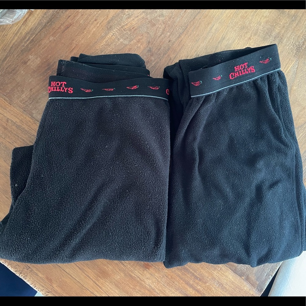 Set of 2 Pairs — fleece base layer